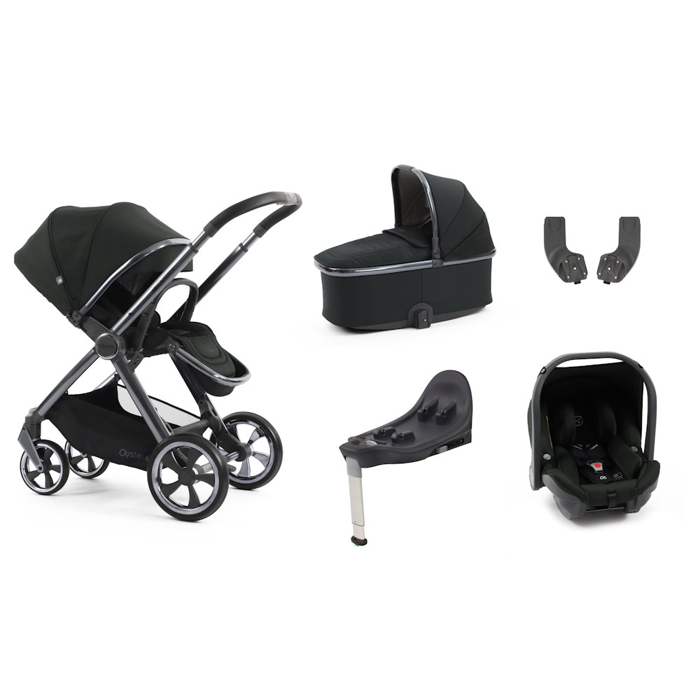 Babystyle Oyster 4 Essential Bundle with Capsule Car Seat - Black Olive