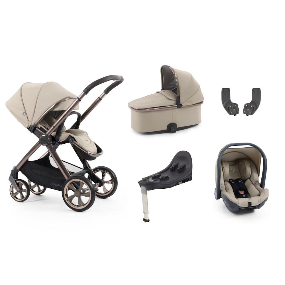 Babystyle Oyster 4 Essential Bundle with Capsule Car Seat - Buttermilk