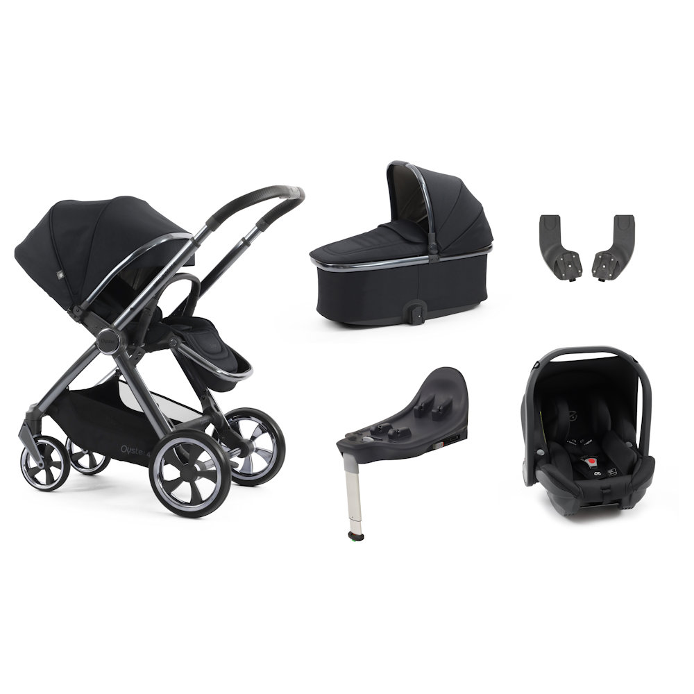 Babystyle Oyster 4 Essential Bundle with Capsule Car Seat - Carbonite