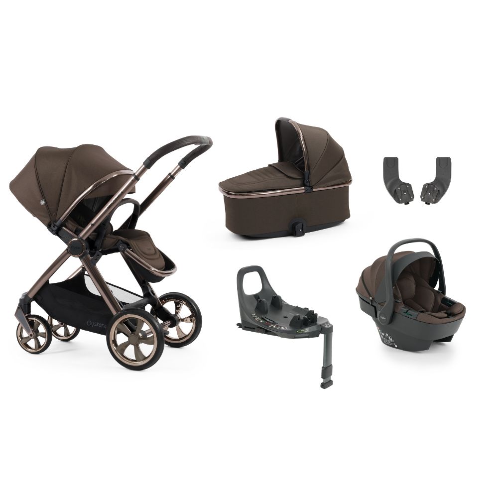 Babystyle Oyster 4 Essential Bundle with Capsule 360 Car Seat - Chocolate Velvet