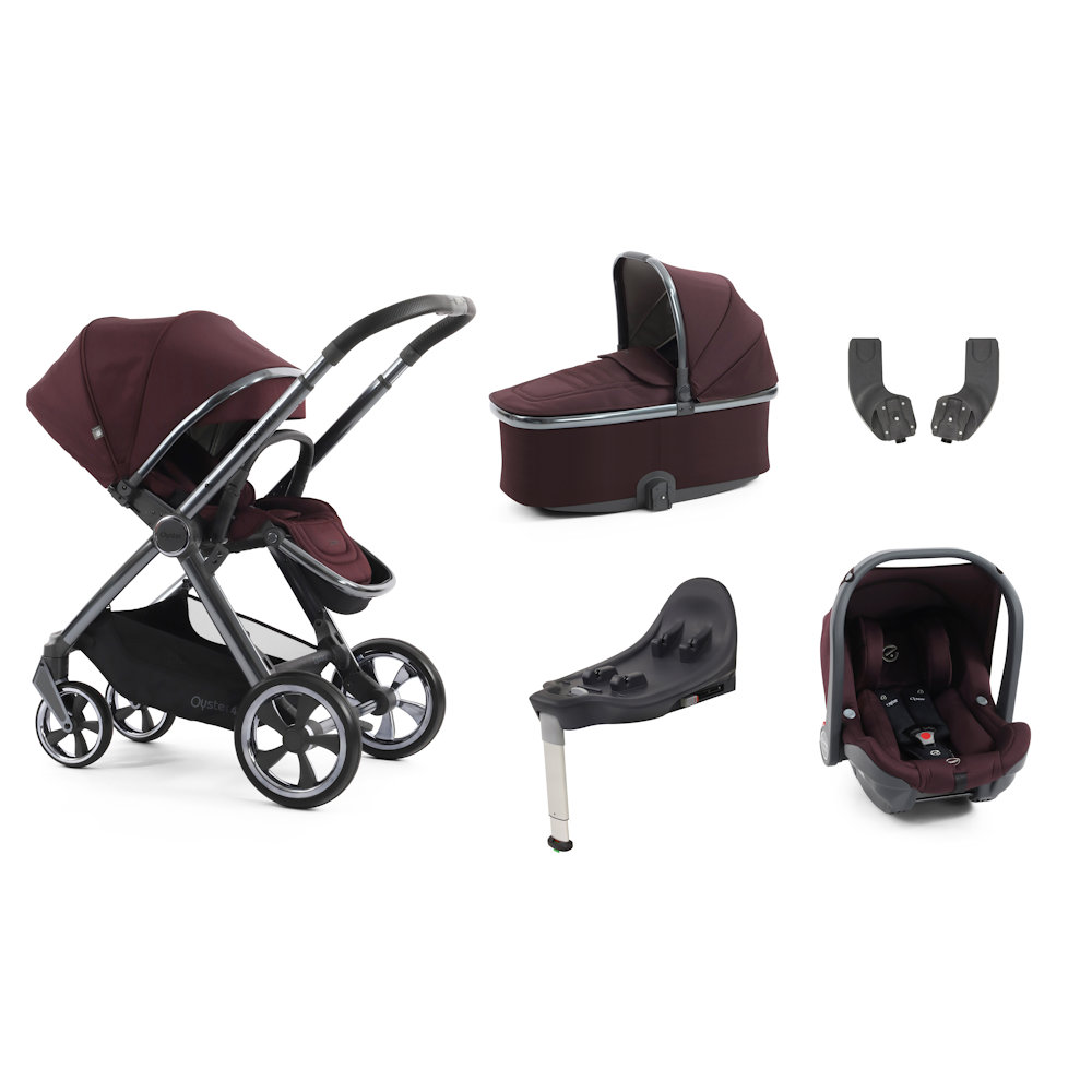 Babystyle Oyster 4 Essential Bundle with Capsule Car Seat - Mulberry