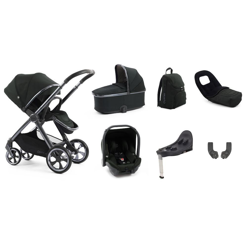 Babystyle Oyster 4 Luxury Bundle with Capsule Car Seat - Black Olive