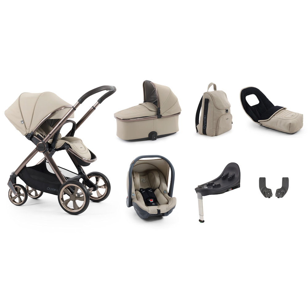 Babystyle Oyster 4 Luxury Bundle with Capsule Car Seat - Buttermilk