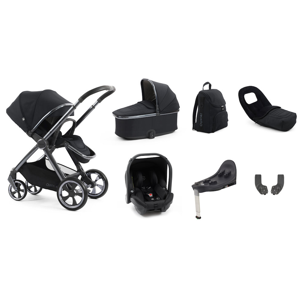 Babystyle Oyster 4 Luxury Bundle with Capsule Car Seat - Carbonite