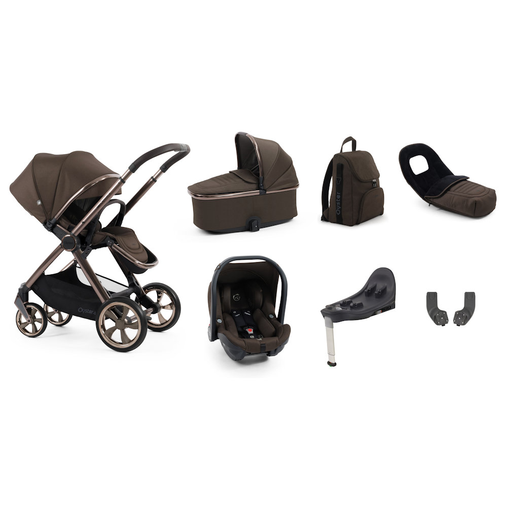 Babystyle Oyster 4 Luxury Bundle with Capsule Car Seat - Chocolate Velvet