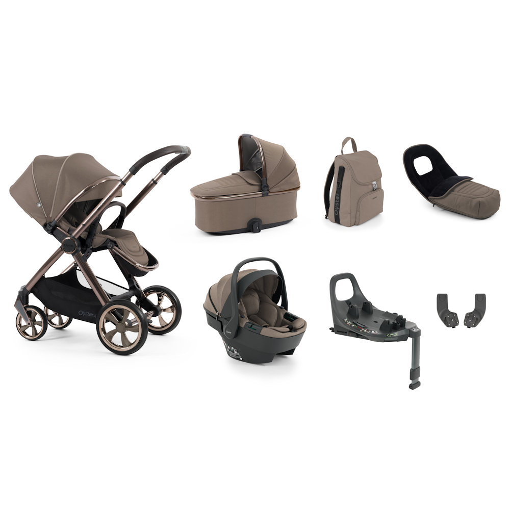 Babystyle Oyster 4 Luxury Bundle with Capsule 360 Car Seat - Mink