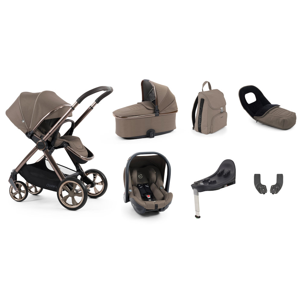 Babystyle Oyster 4 Luxury Bundle with Capsule Car Seat - Mink
