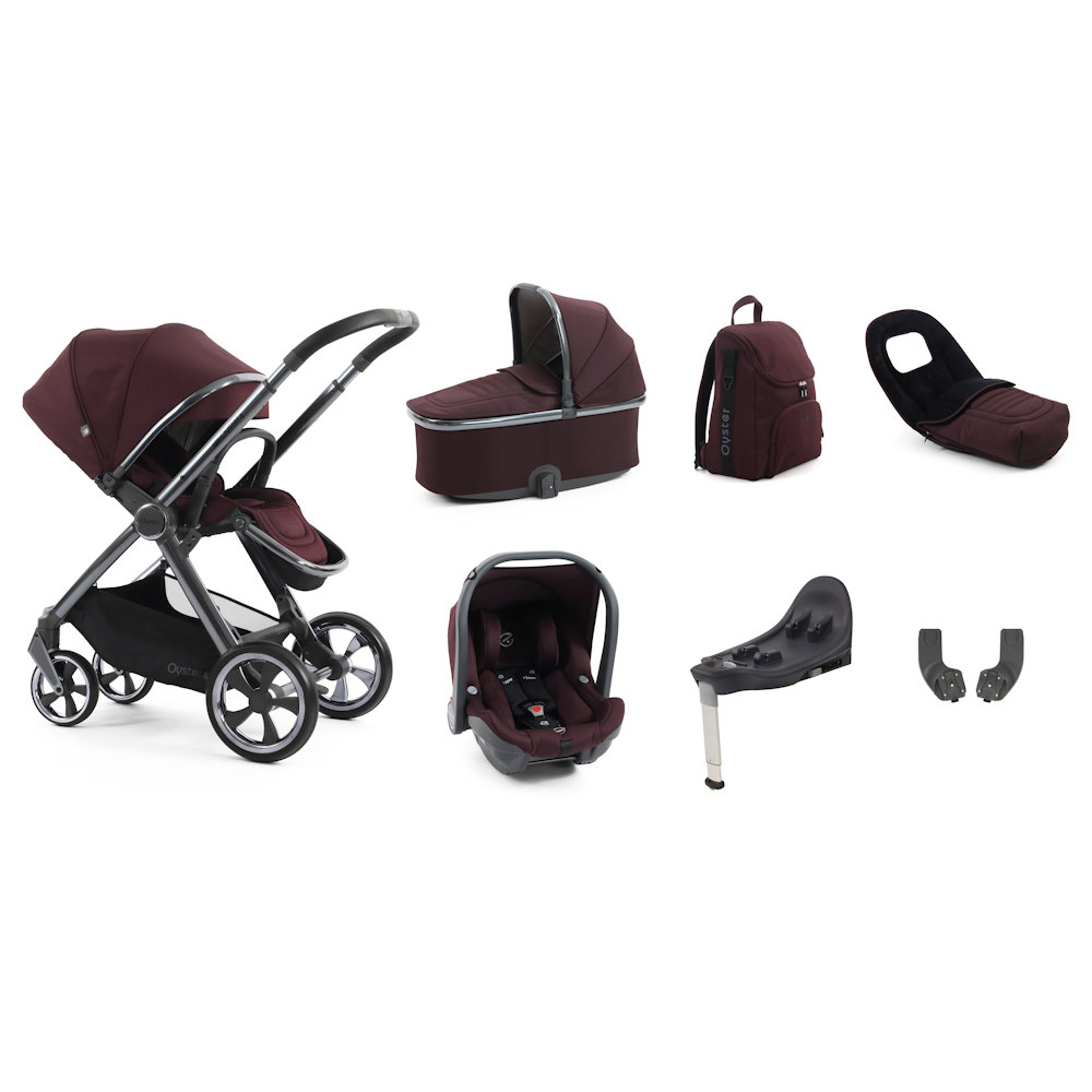 Babystyle Oyster 4 Luxury Bundle with Capsule Car Seat - Mulberry