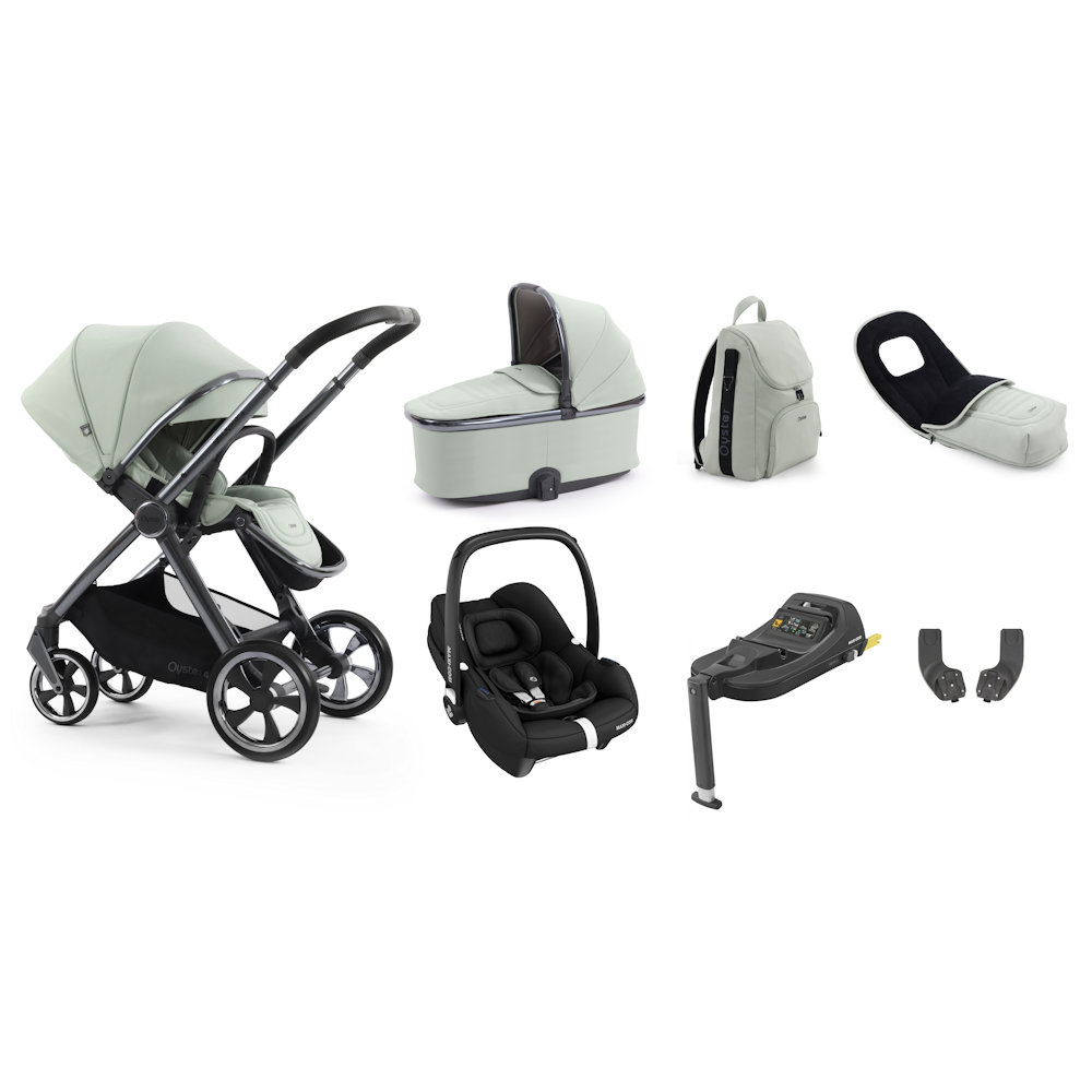 Babystyle Oyster 4 Luxury Bundle with Cabriofix Car Seat - Pistachio
