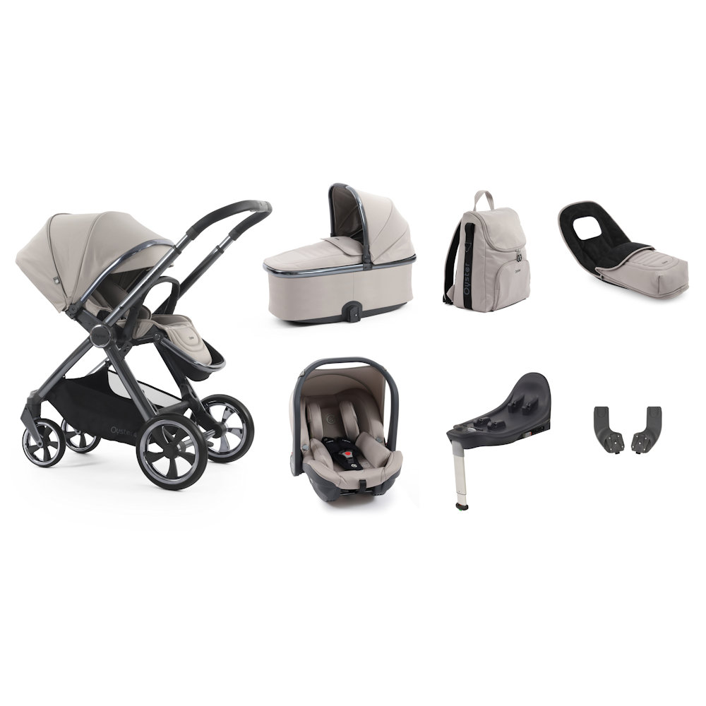 Babystyle Oyster 4 Luxury Bundle with Capsule Car Seat - Stone