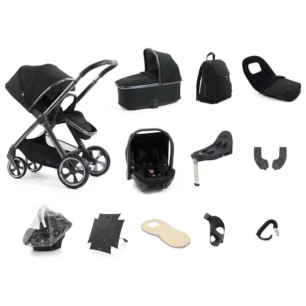 Babystyle Oyster 4 Ultimate Bundle with Capsule Car Seat - Black Olive