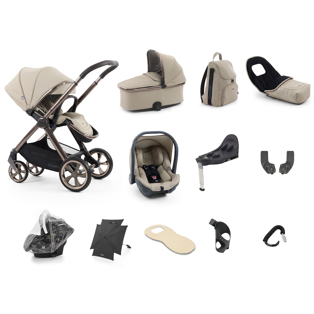 Babystyle Oyster 4 Ultimate Bundle with Capsule Car Seat - Buttermilk
