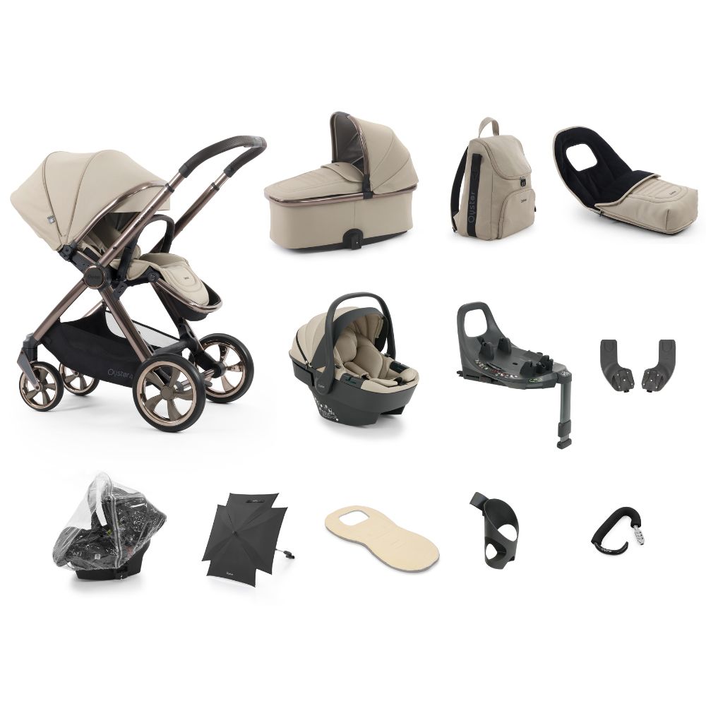Babystyle Oyster 4 Ultimate Bundle with Capsule 360 Car Seat - Buttermilk