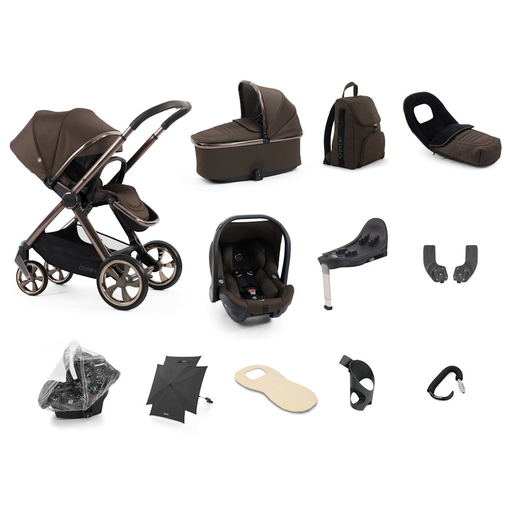 Babystyle Oyster 4 Ultimate Bundle with Capsule Car Seat - Chocolate Velvet