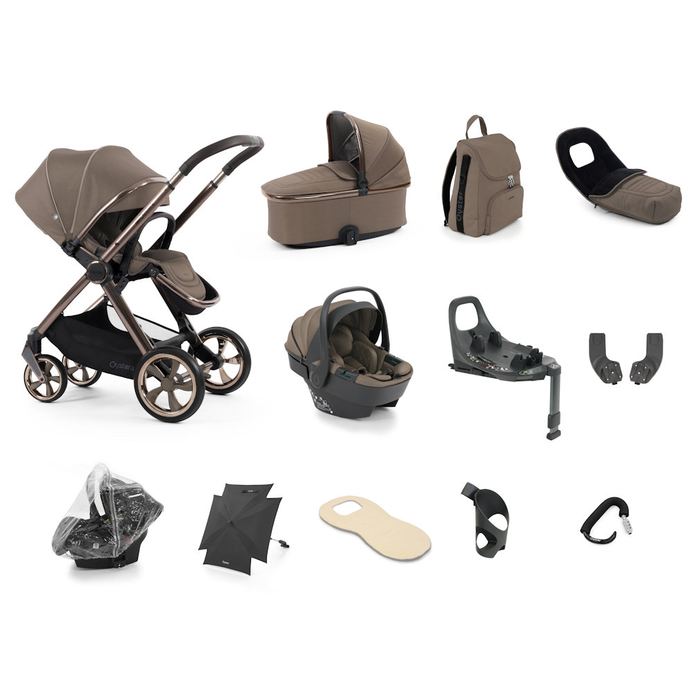 Babystyle Oyster 4 Ultimate Bundle with Capsule 360 Car Seat - Mink