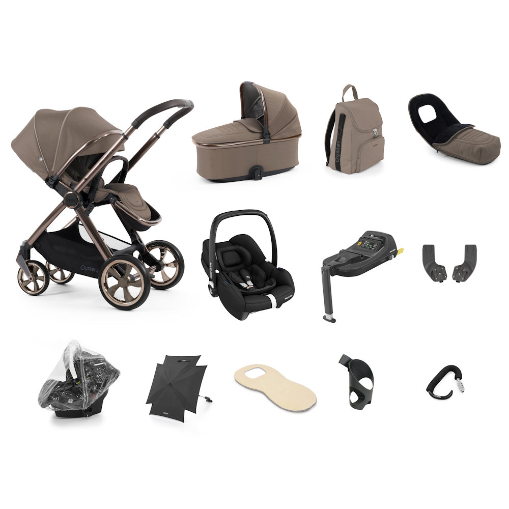 Babystyle Oyster 4 Ultimate Bundle with Cabriofix Car Seat - Mink