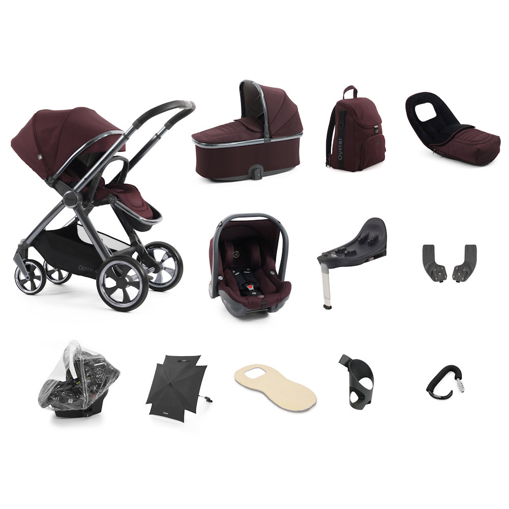 Babystyle Oyster 4 Ultimate Bundle with Capsule Car Seat - Mulberry