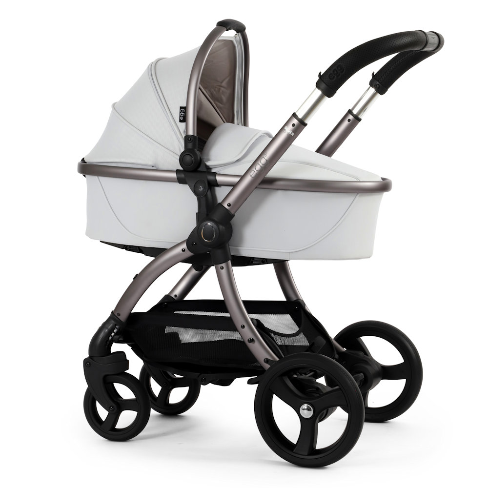 Egg 3 Stroller & Carrycot - Houndstooth Silver