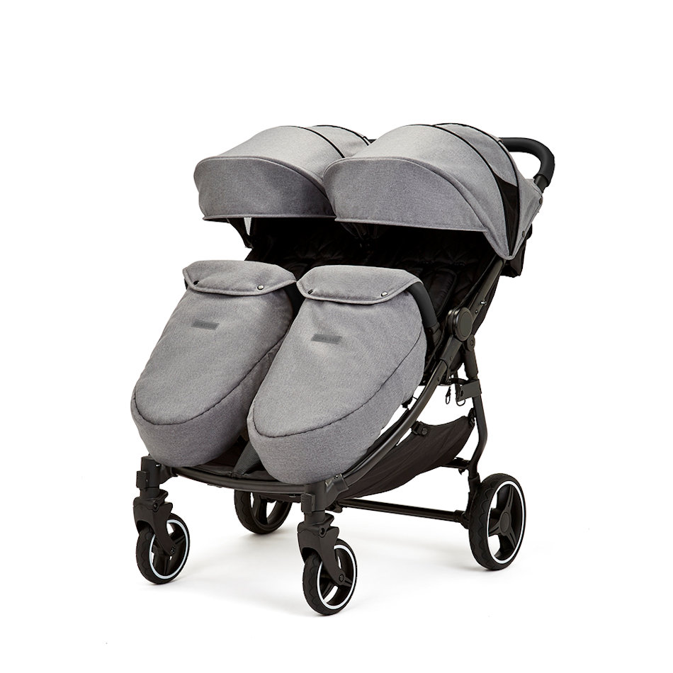 Ickle Bubba Venus Max Double Stroller Space Grey