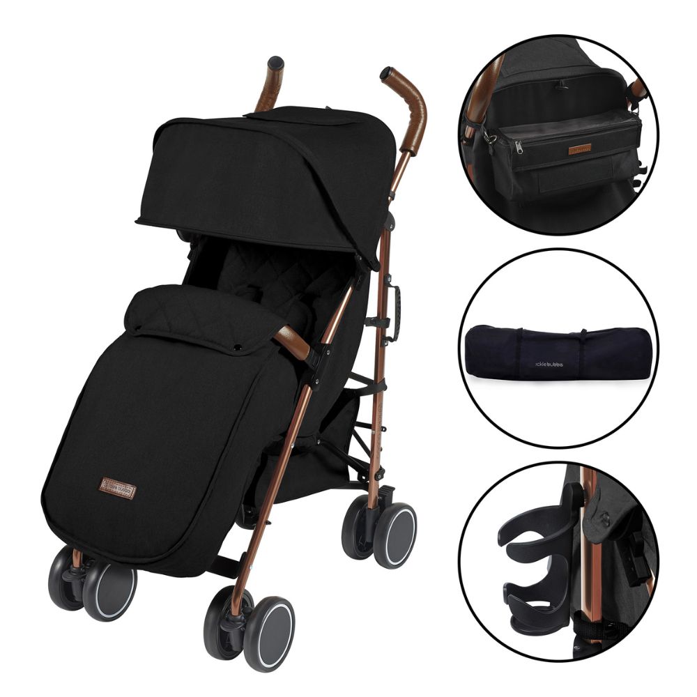 Ickle Bubba Discovery Prime Stroller - Black
