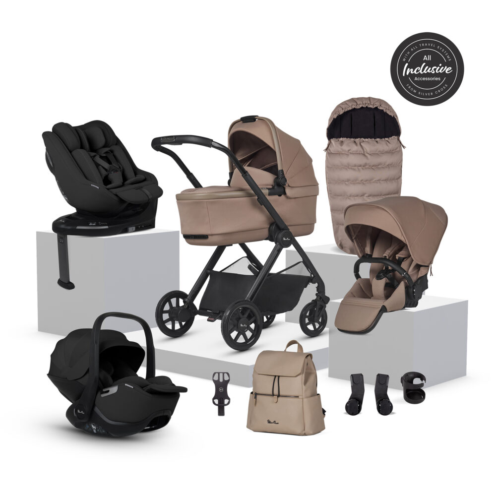 Silver Cross Reef 2 Ultimate 360 Family Bundle - Mocha