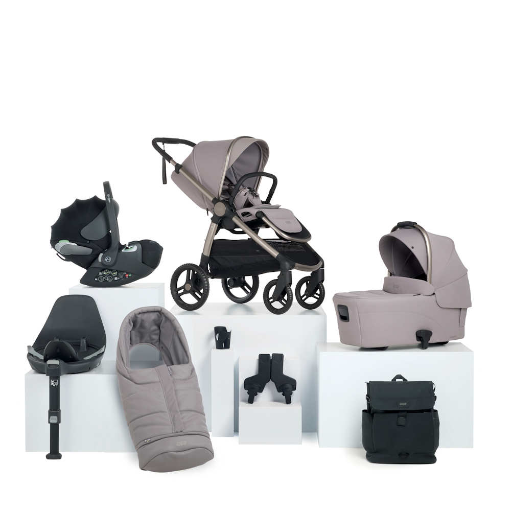 Mamas & Papas Ocarro2 Complete Bundle Cloud T & Base- Moonstone Grey