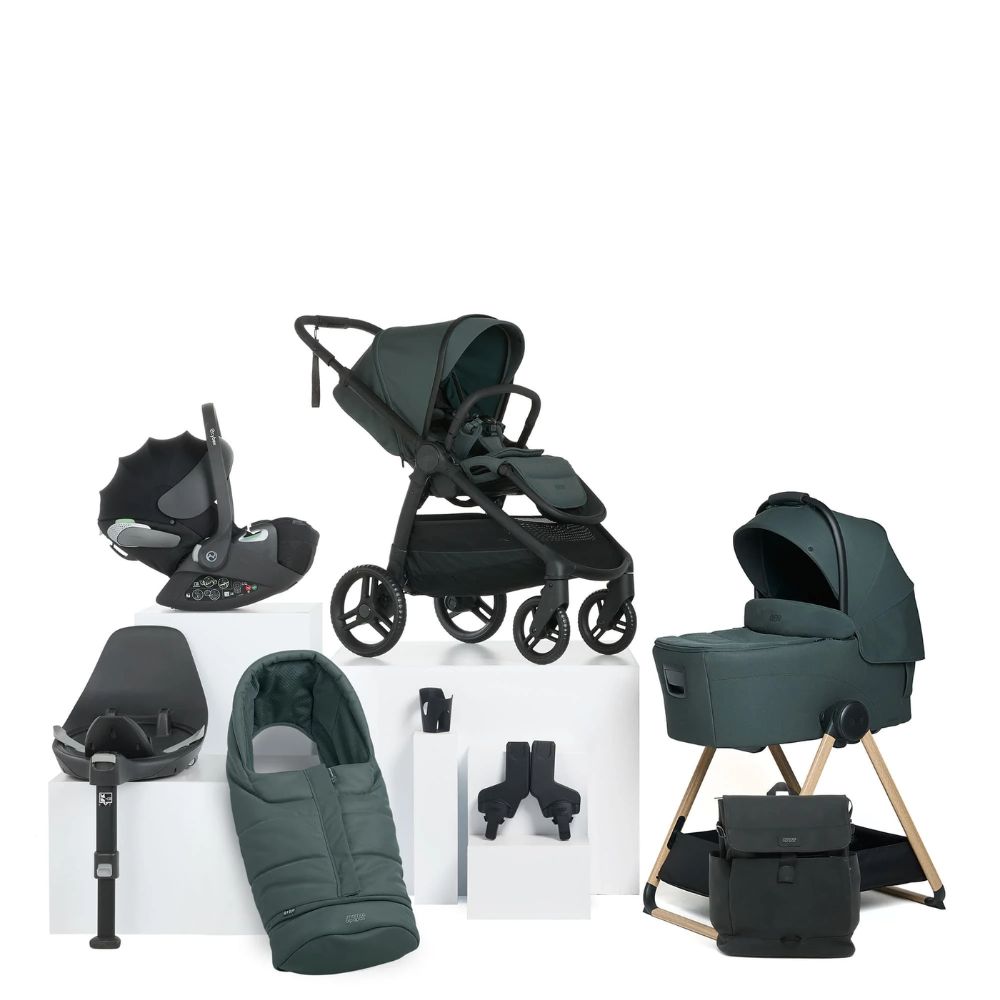 mamas and papas ocarro complete bundle with carrycot stand teal
