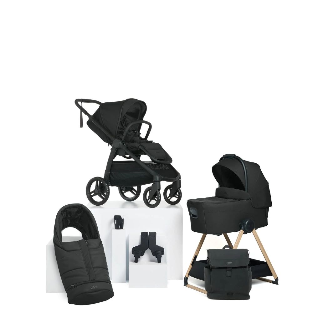 mamas and papas ocarro essential bundle with carrycot stand eclipse