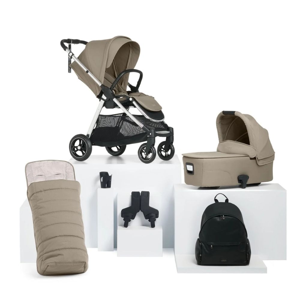 Mamas & Papas Flip XT3 Essentials 6 Piece Bundle- Sage Grey