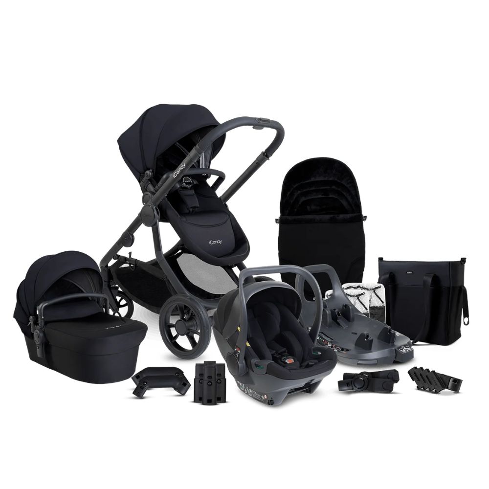 iCandy Orange 4 Travel System Bundle - Black Edition