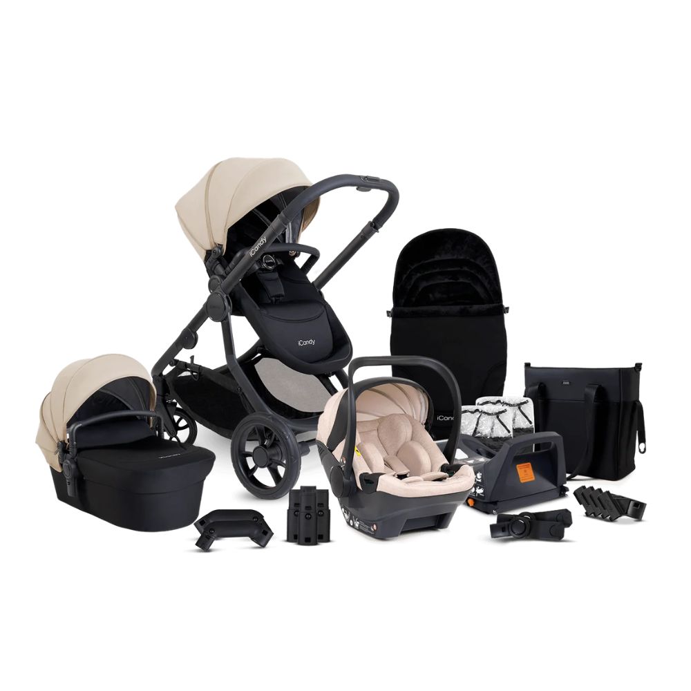 iCandy Orange 4 Travel System Bundle - Latte