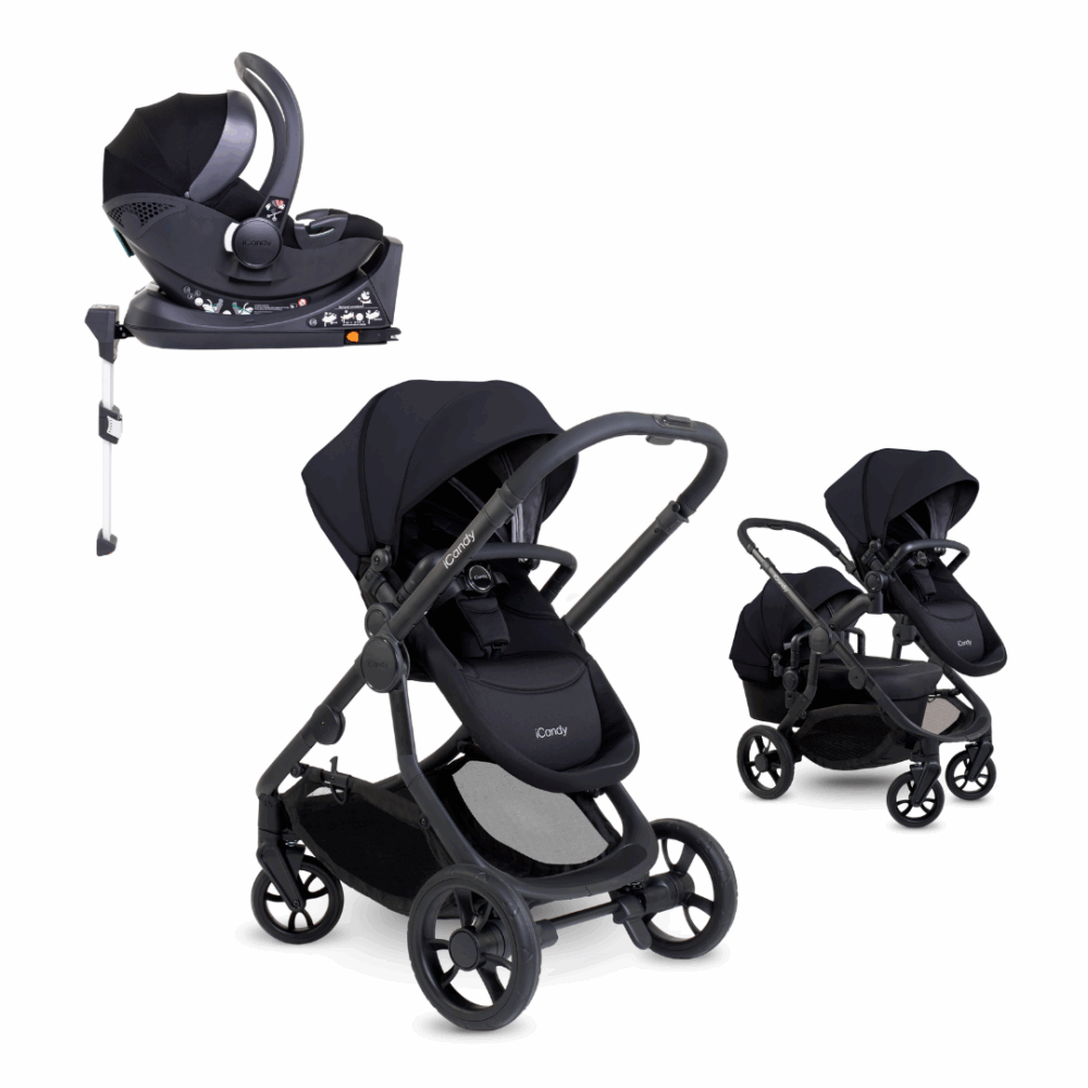 iCandy Orange 4 Travel System Bundle - Black Edition