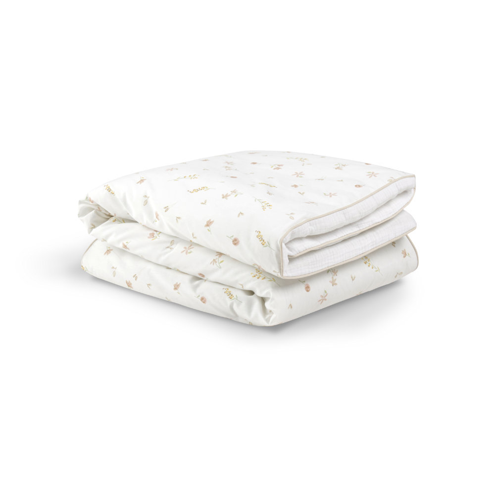 CuddleCo Cot Bed Quilt- Cashmere Meadow
