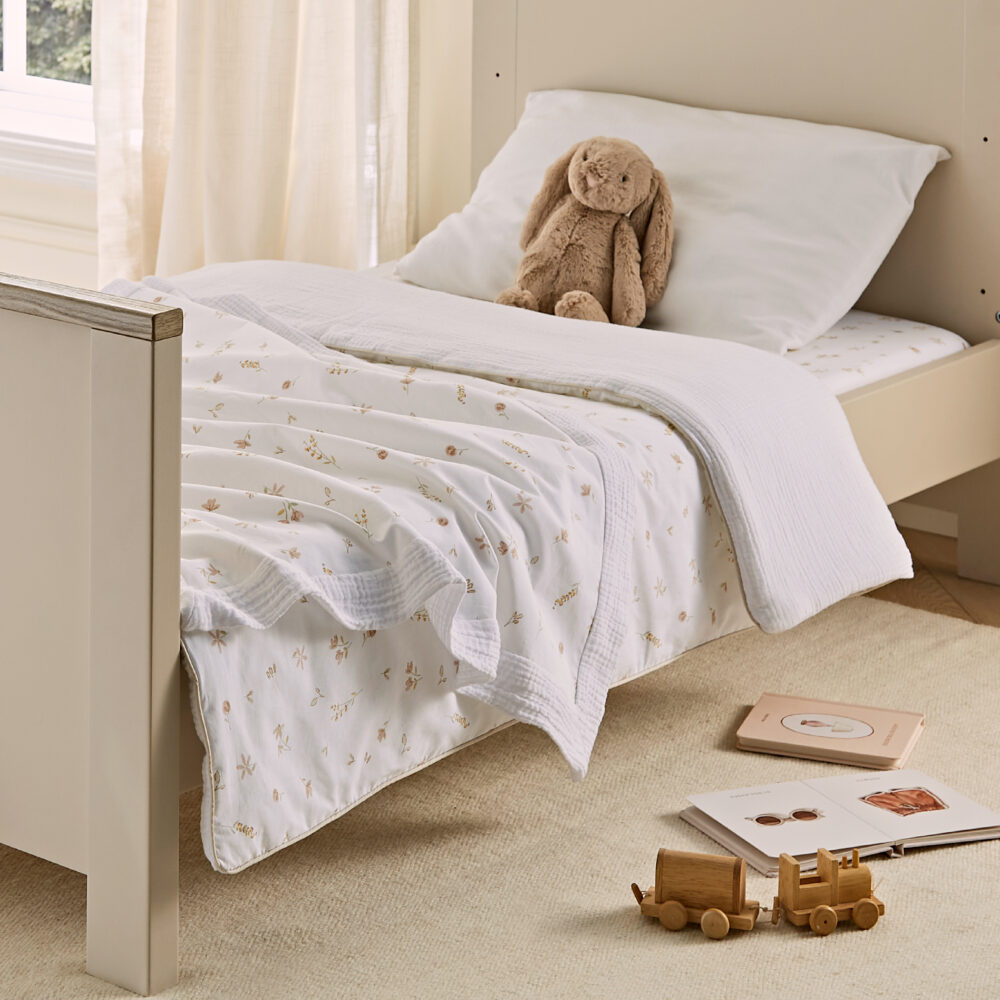 CuddleCo Nursery Bedding - Cashmere Meadow