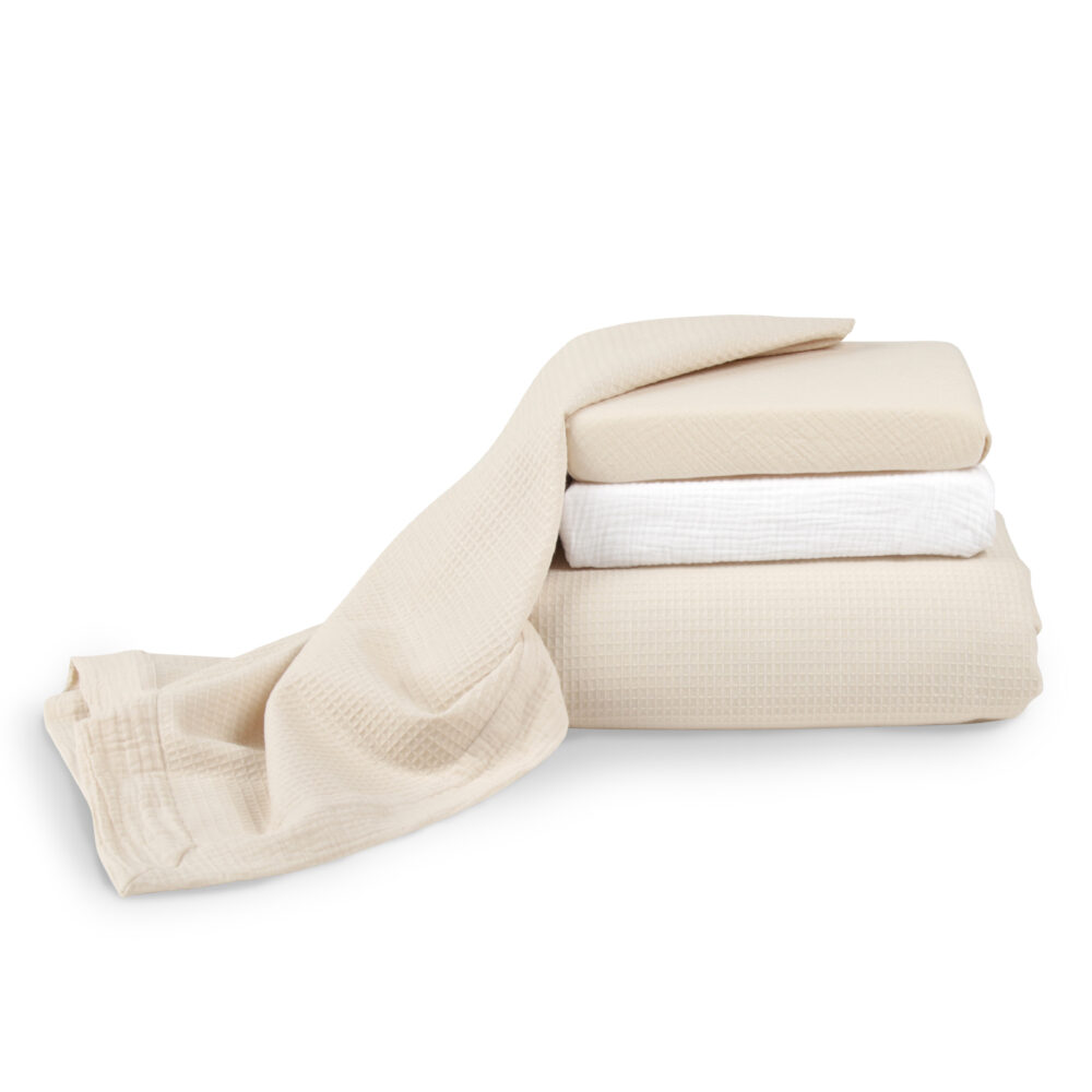 CuddleCo 4 Piece Cot Bed Bedding Set - Cashmere Meadow