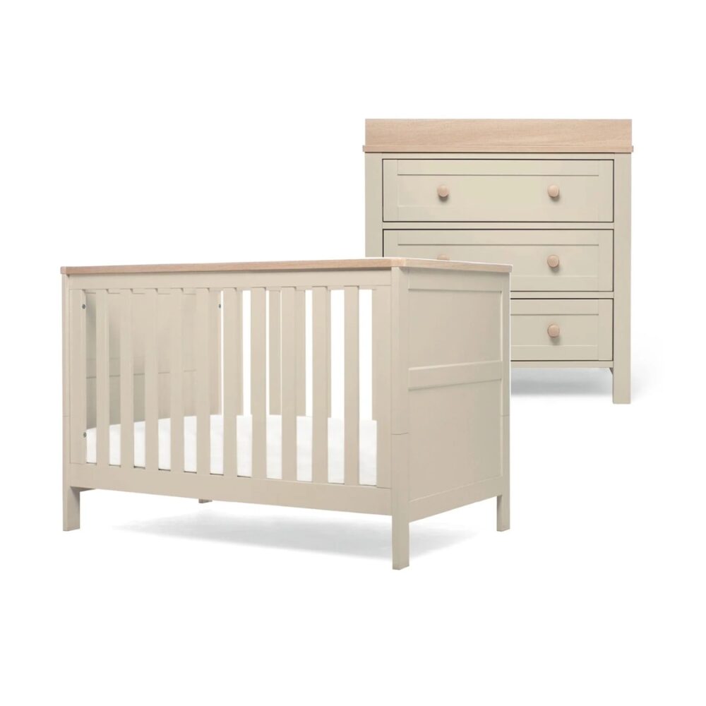 MAMAS AND PAPAS WEDMORE CASHMERE SMALL COTBED SET