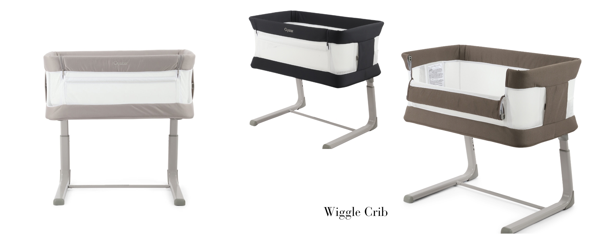 The wiggle bedside crib by Babystyle