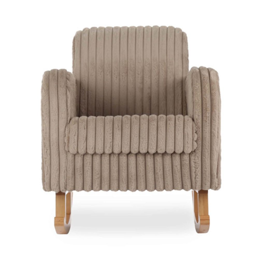 CuddleCo Etta Faux Fur Nursing Chair Mink Main