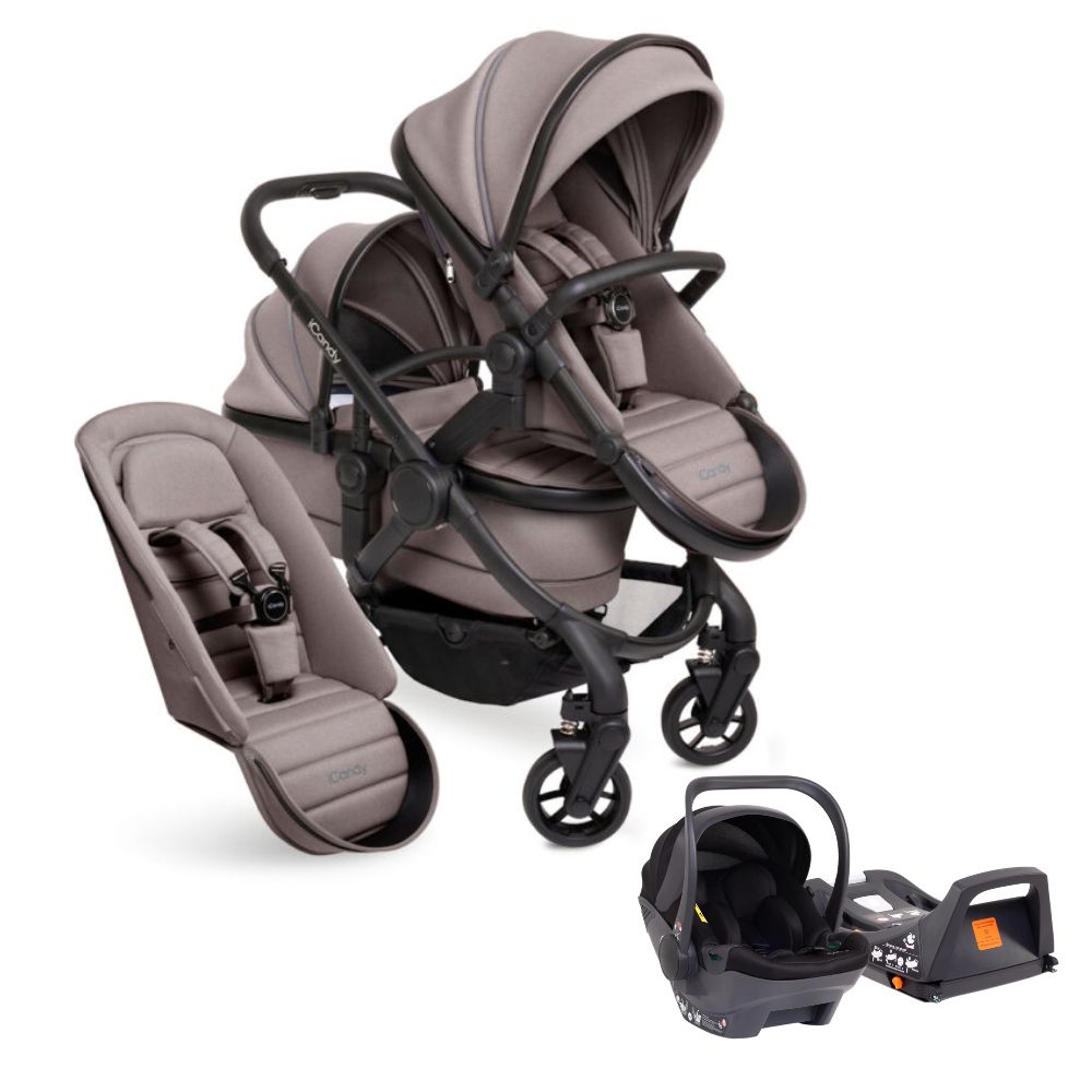 iCandy Peach 7 Double With Cocoon & Base – Porcini