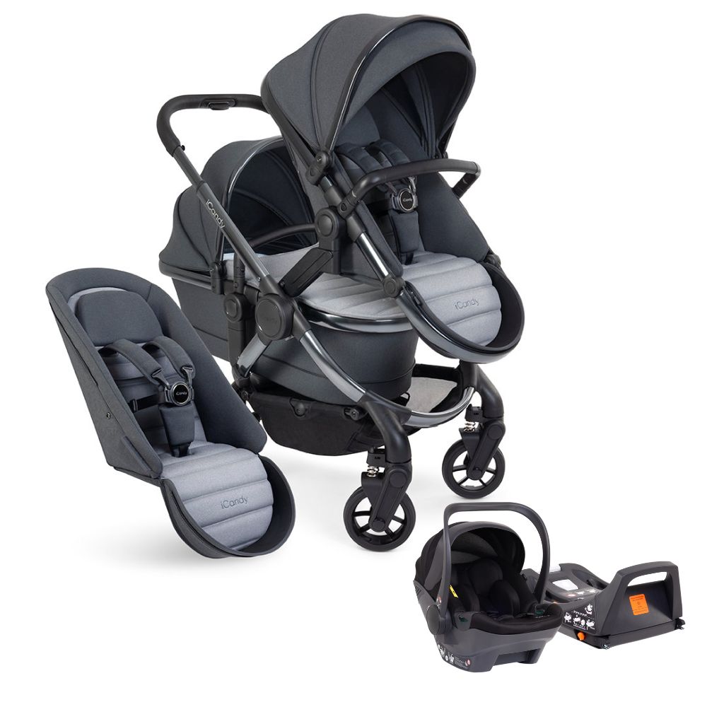 iCandy Peach 7 Double With Cocoon & Base – Truffle