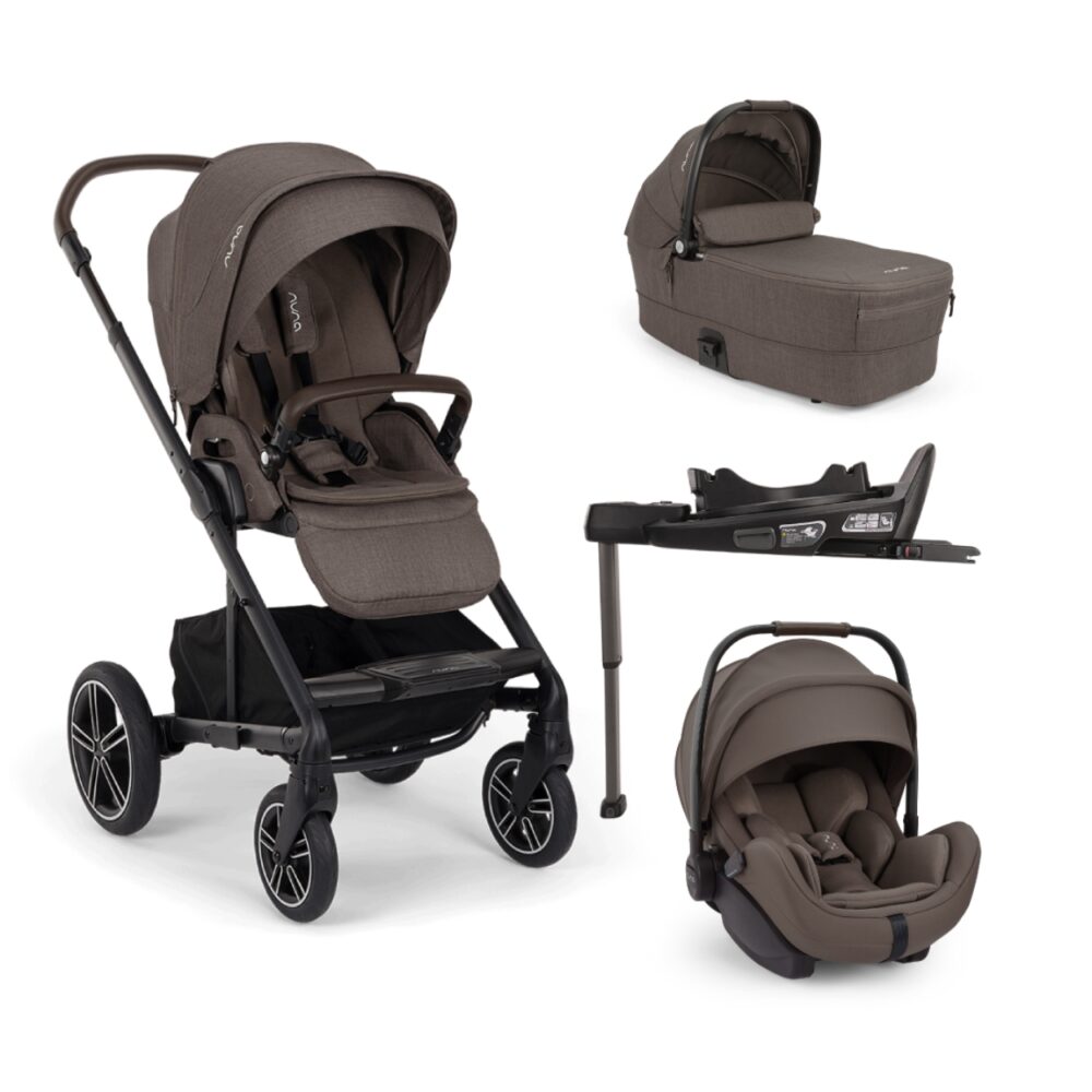 Nuna Mixx Next Arra Flex Bundle With Arra FLEX Car Seat & CURV Isofix Base - Chestnut