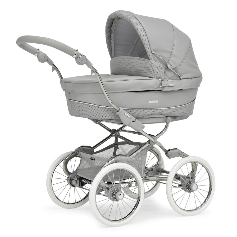 Bebecar Stylo Class+ Combi Pram - Graphite + FREE Carre Bag