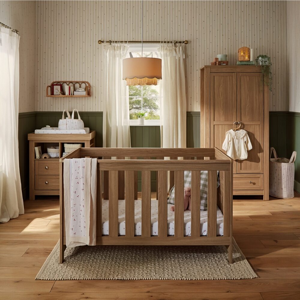 CuddleCo Burford Nursery Furniture - Oak