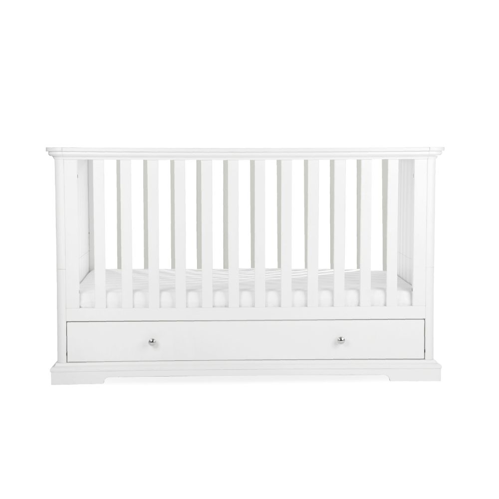 CuddleCo Beaumont Cotbed Nursery Furniture - White
