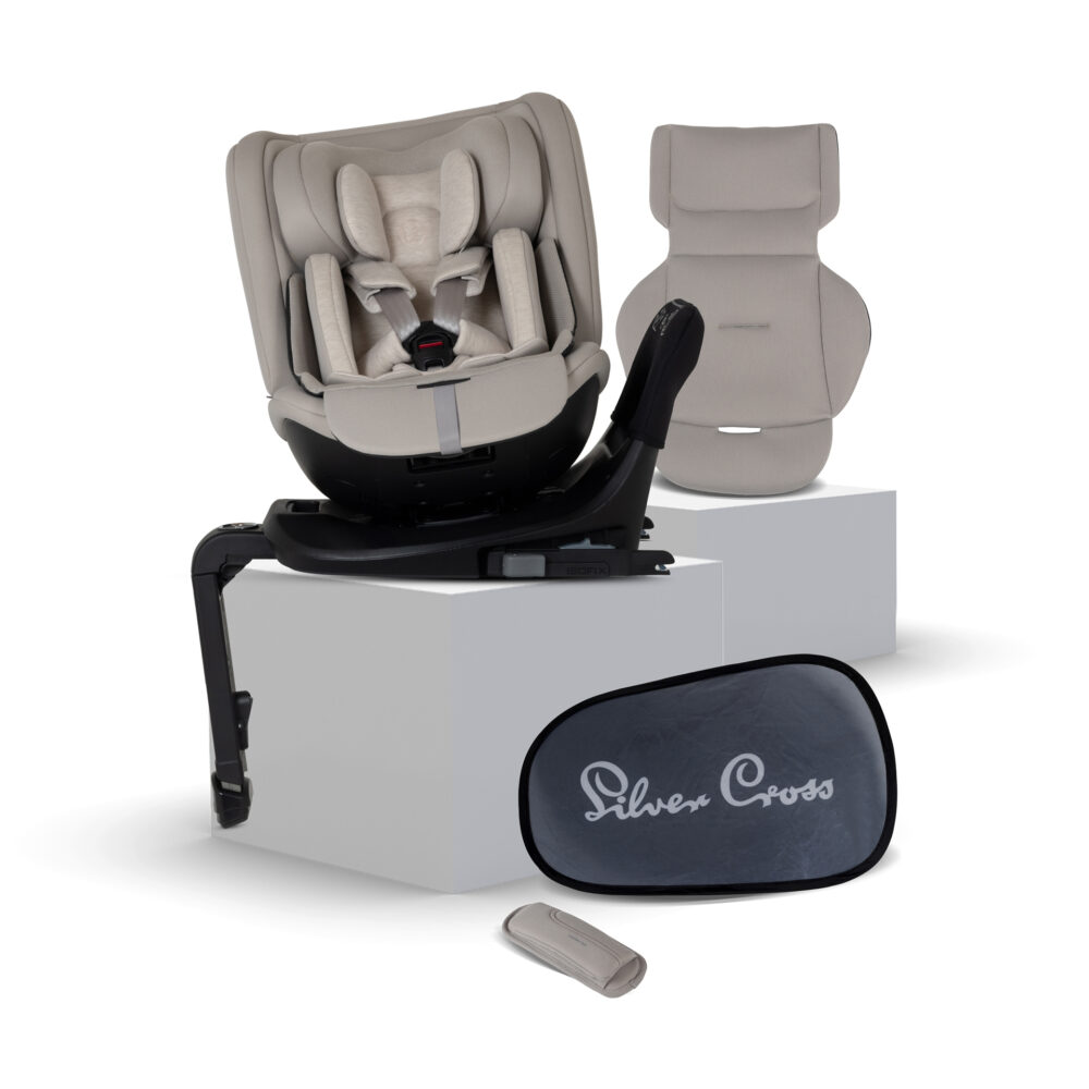Silver Cross Motion 3 All Size car Seat Birth - 12 Years natural Taupe