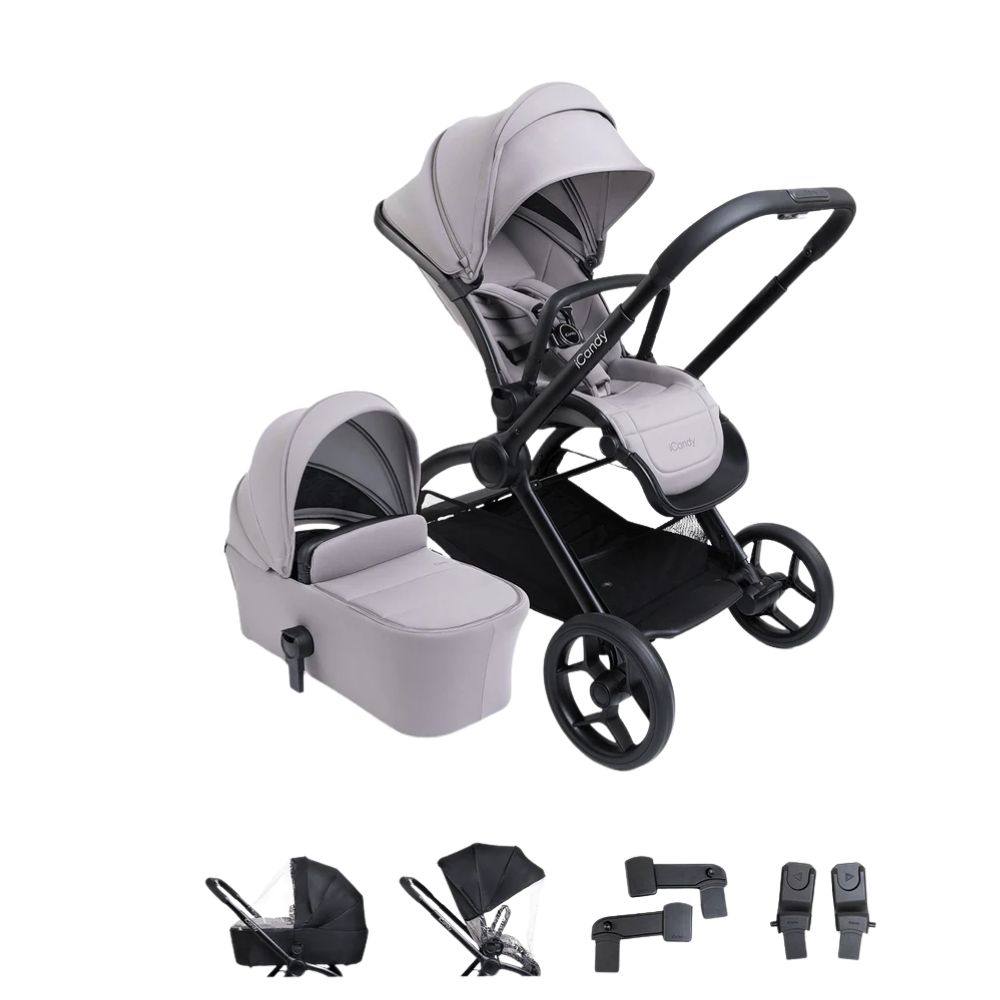 iCandy Core 2 Storm Grey Pushchair and Carrycot