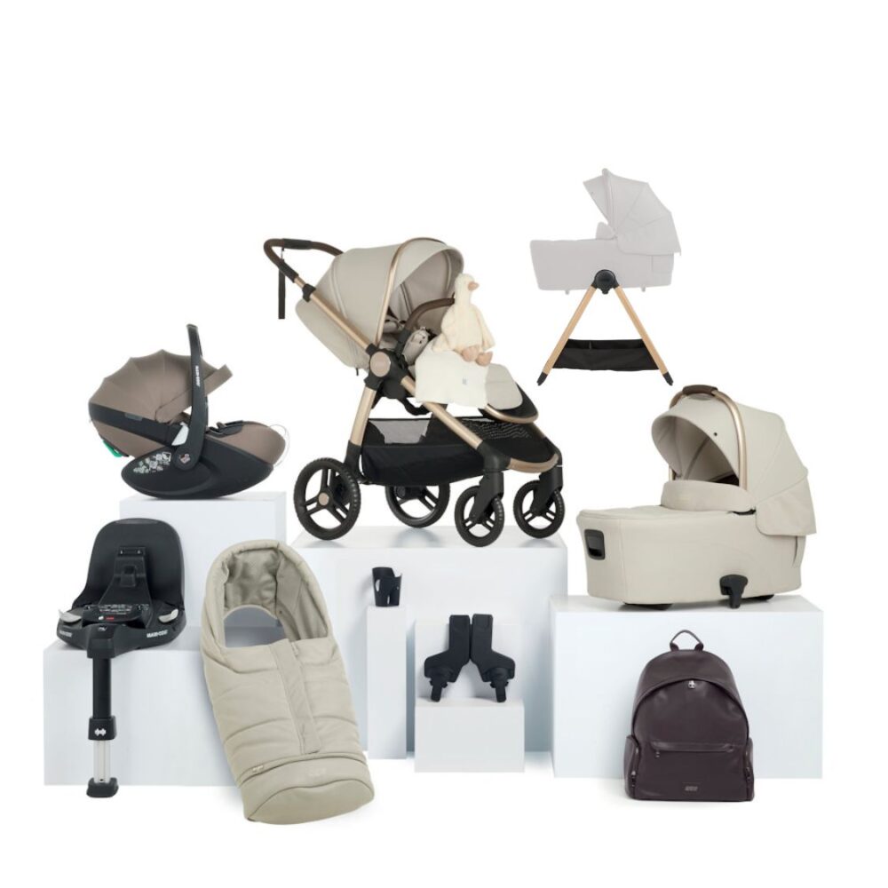 Mamas & Papas Ocarro 2 Shell Complete Bundle With Carrycot Stand