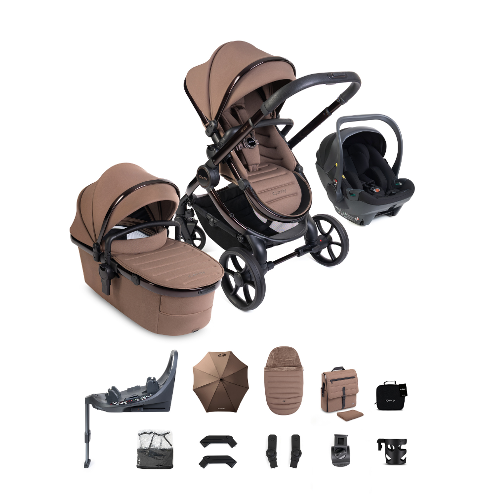 icandy Peach 8 Complete Bundle with 360 Cocoon car Seat & Base CoCo
