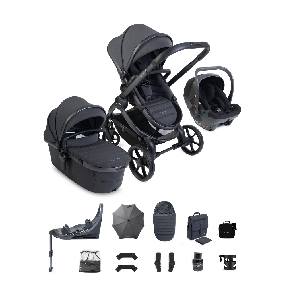iCandy Peach 8 Complete Single With Cocoon 360 & Base – Grey