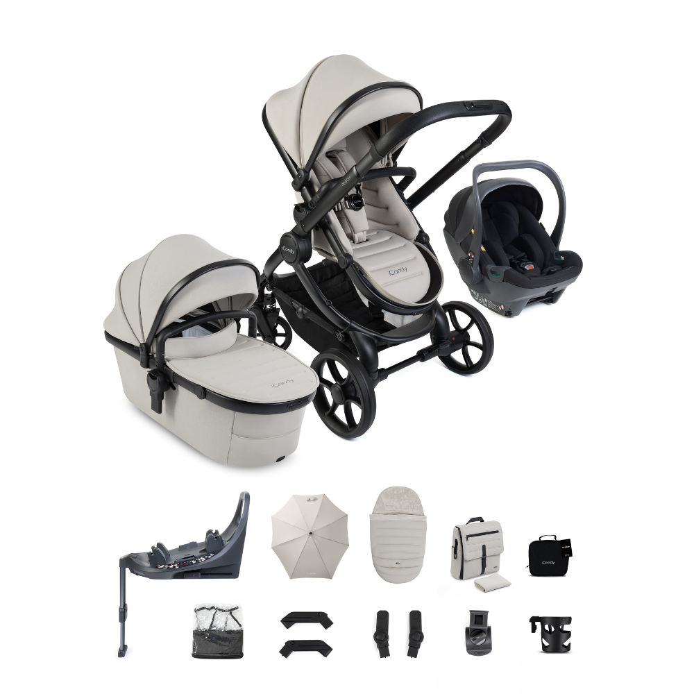 iCandy Peach 8 Complete Single With Cocoon 360 & Base – Taupe